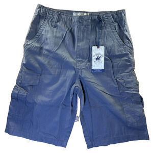Beverly Hills Polo Club Men’s Cargo Shorts Size 30 Pewter Gray Utility Pockets